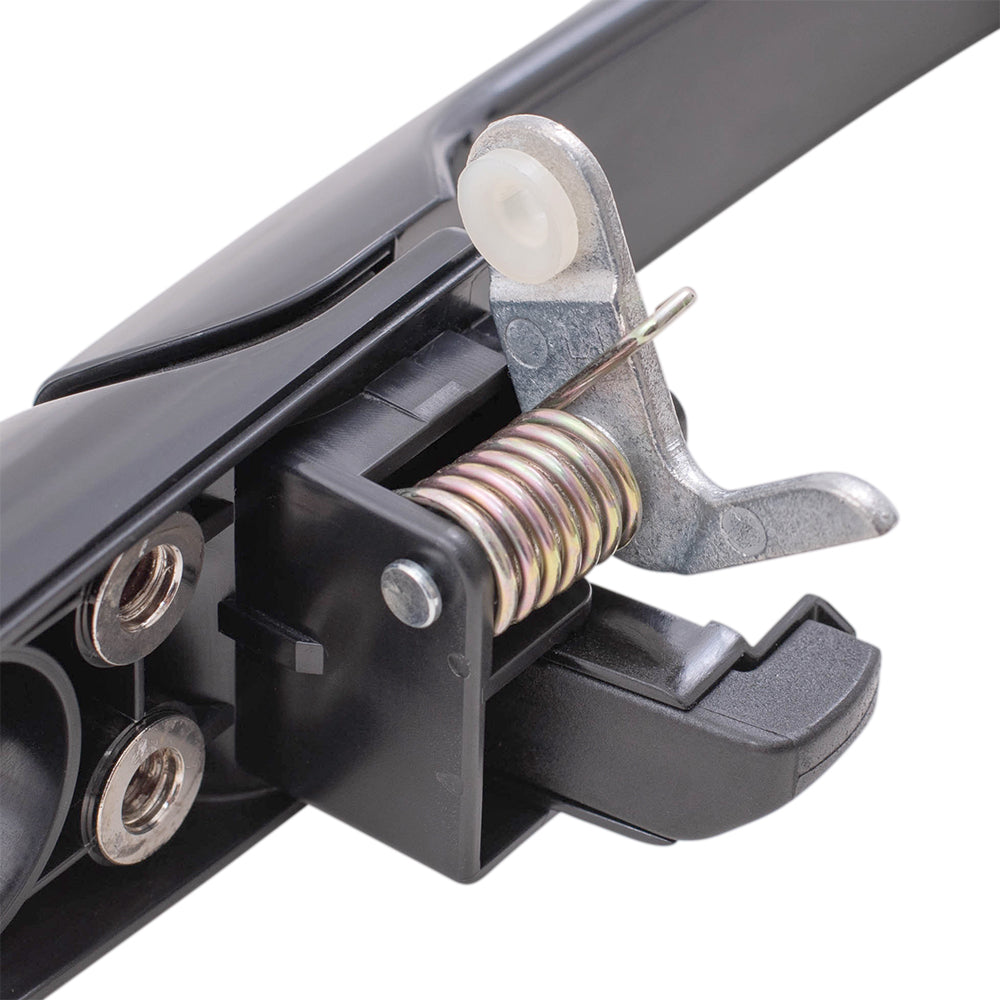 Buick Chevy Pontiac Saturn Drivers Front Outside Black Door Handle w/ Keyhole