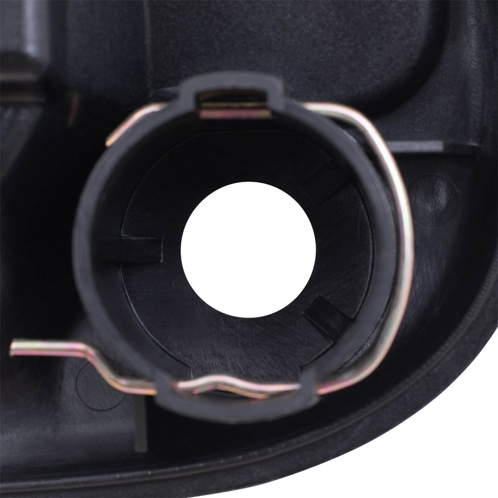 Brock Replacement Driver and Passenger Front Outside Outer Door Handles with Keyholes Compatible with Pickup Truck 7L3Z1522405AA 7L3Z1522404AA