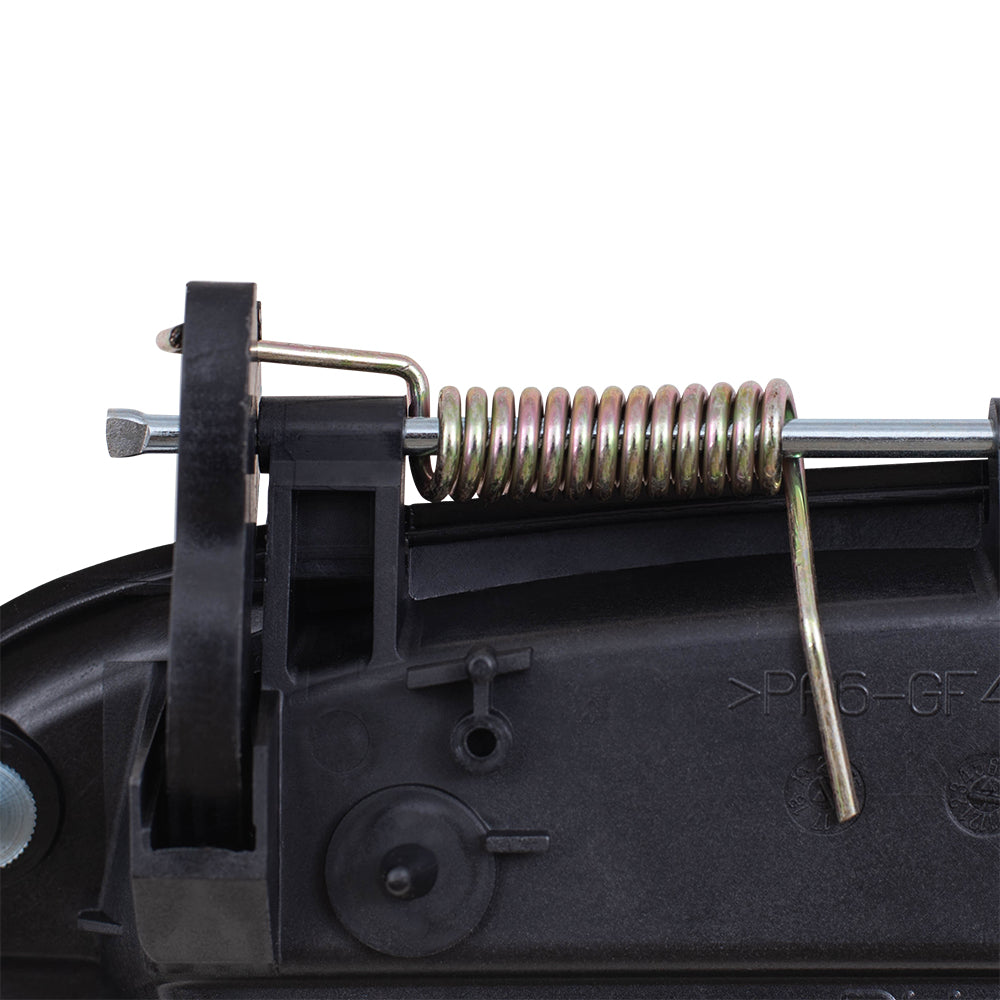 Brock Replacement Driver and Passenger Front Outside Outer Door Handles with Keyholes Compatible with Pickup Truck 7L3Z1522405AA 7L3Z1522404AA