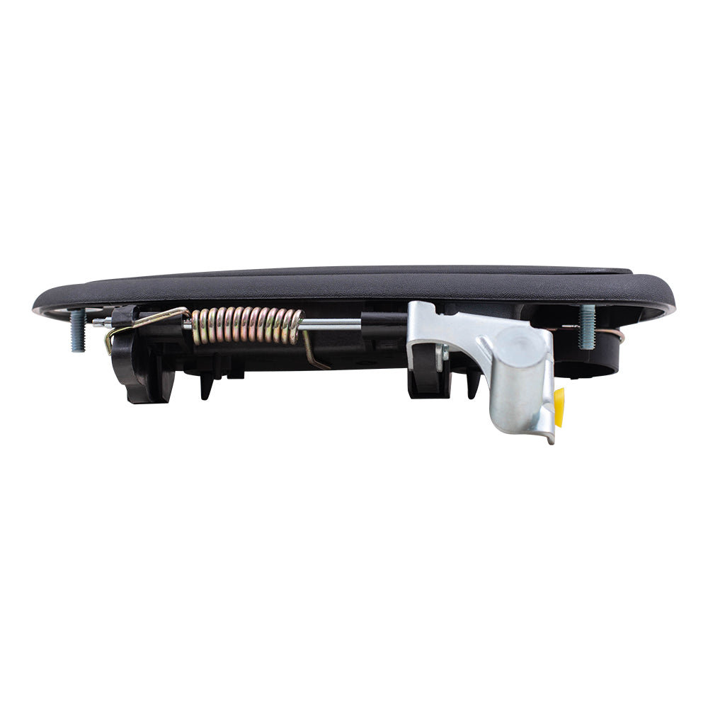 Brock Replacement Passengers Front Outside Outer Door Handle with Keyhole Compatible with Pickup Truck 7L3Z1522404AA