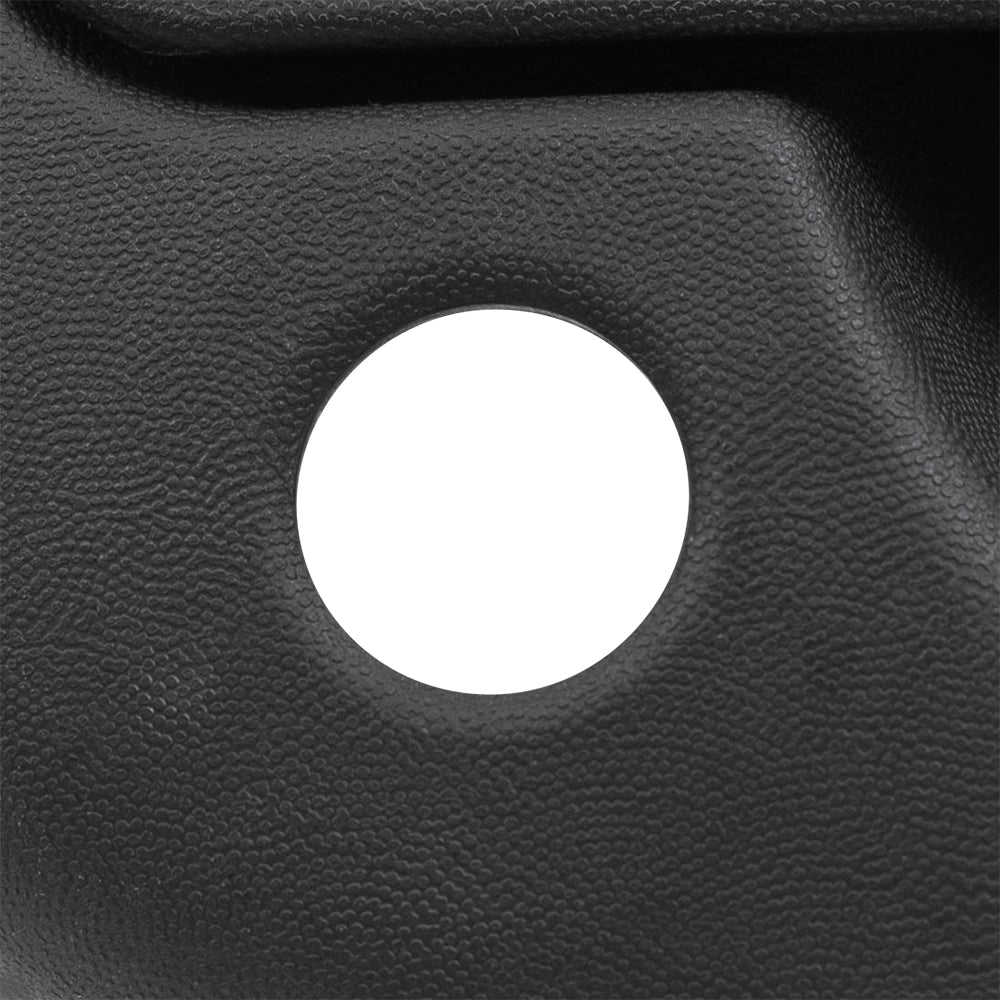 Brock Replacement Passengers Front Outside Outer Door Handle with Keyhole Compatible with Pickup Truck 7L3Z1522404AA