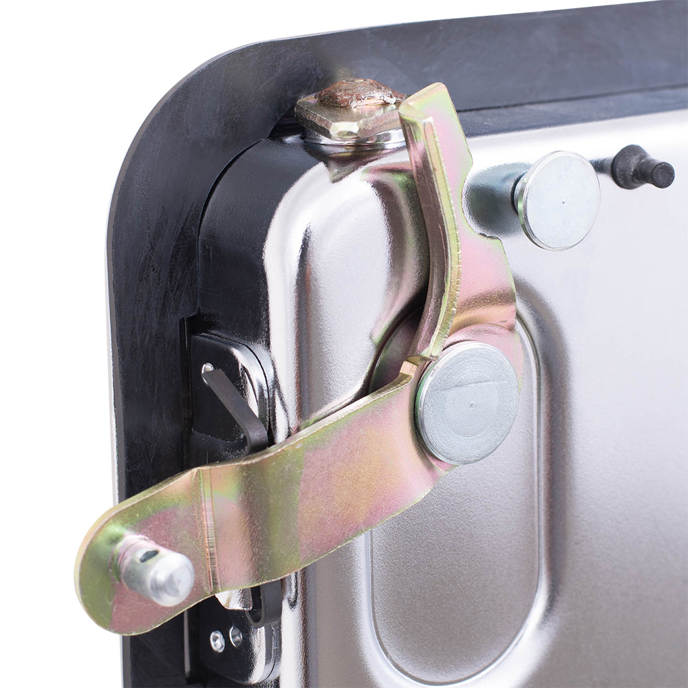 Brock Replacement Driver and Passenger Outside Outer Chrome Door Handles Compatible with SUV J5758173 J5758172