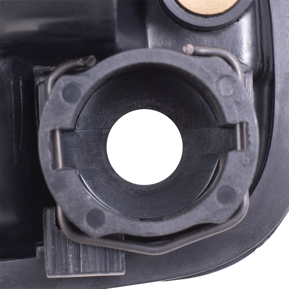 Brock Replacement Driver and Passenger Outside Outer Black & Chrome Door Handle Compatible with Pickup Truck 6922089111 6921089111