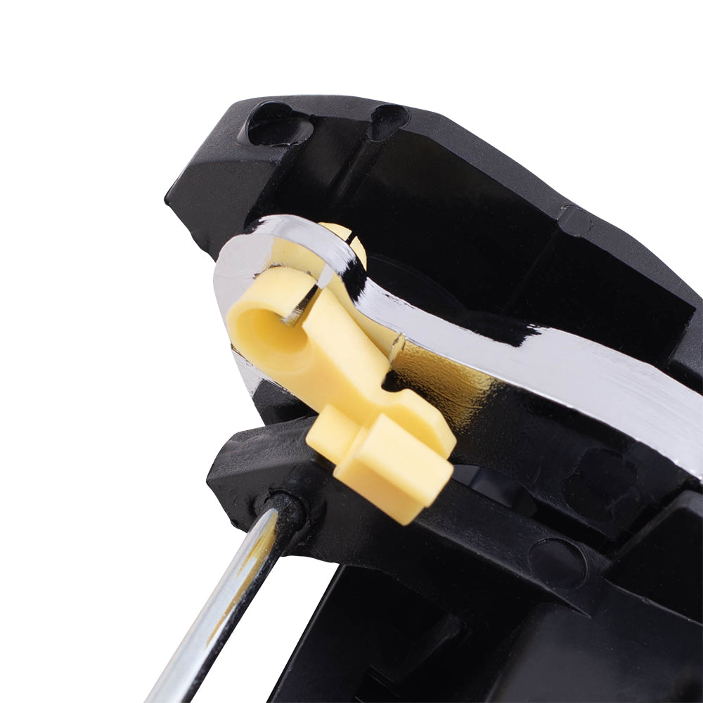 Fits Toyota Pickup 4Runner Passengers Outside Front Black & Chrome Door Handle