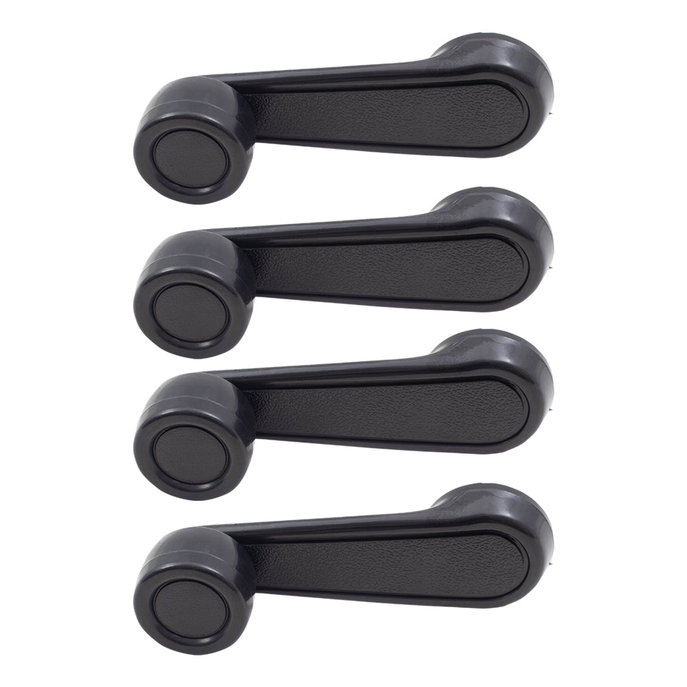 Brock Replacement 4 Piece Set of Plastic Window Crank Handles Compatible with 1984-2002 4Runner 69260-10040