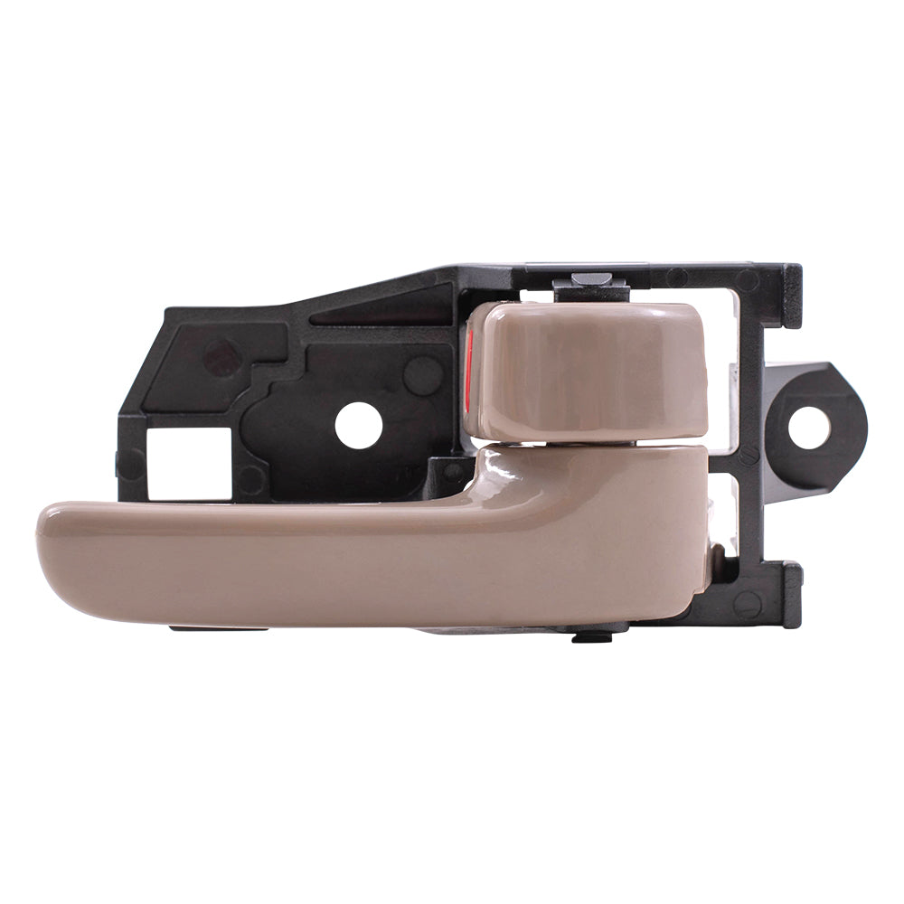 Brock Replacement Passengers Inside Inner Dark Tan Door Handle Compatible with Camry Sienna Van 69205AA010E0