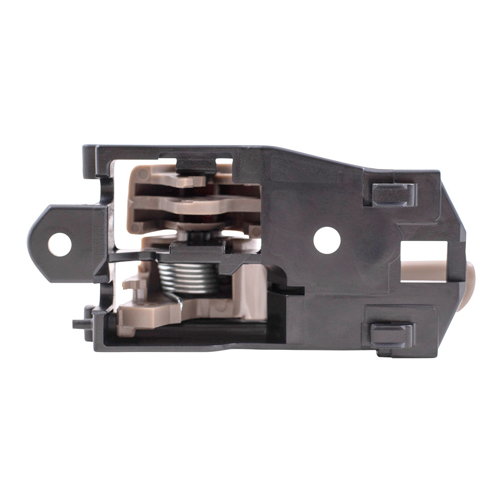 Brock Replacement Passengers Inside Inner Dark Tan Door Handle Compatible with Camry Sienna Van 69205AA010E0