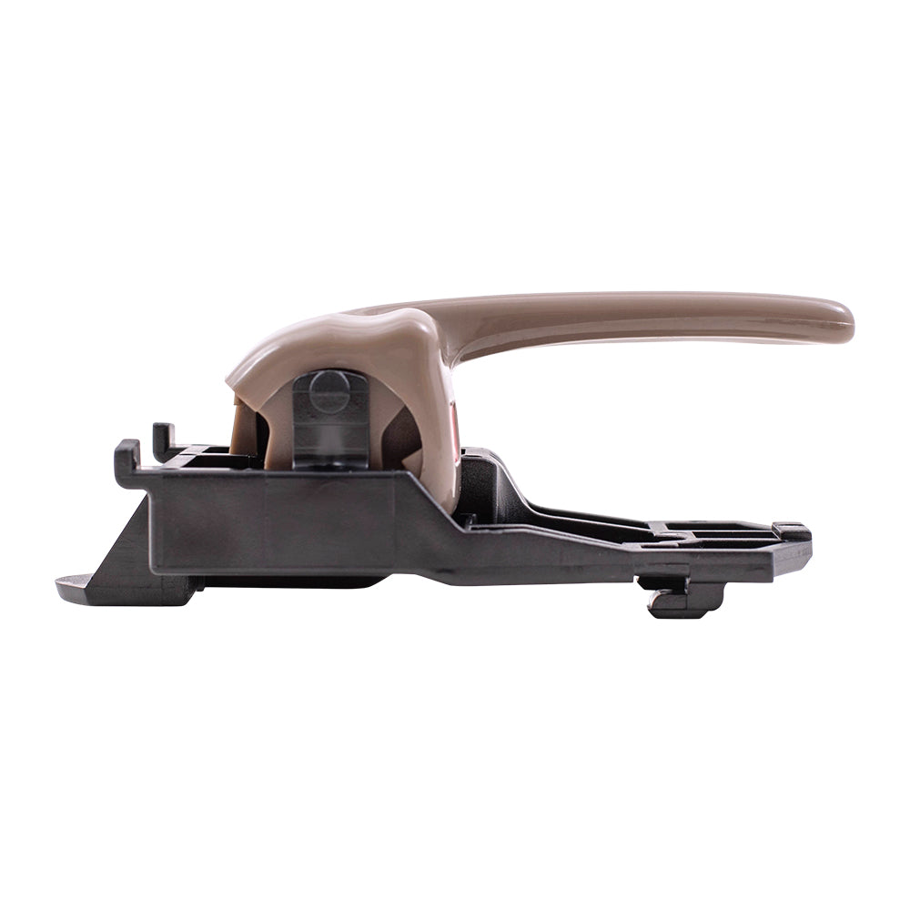 Brock Replacement Passengers Inside Inner Dark Tan Door Handle Compatible with Camry Sienna Van 69205AA010E0