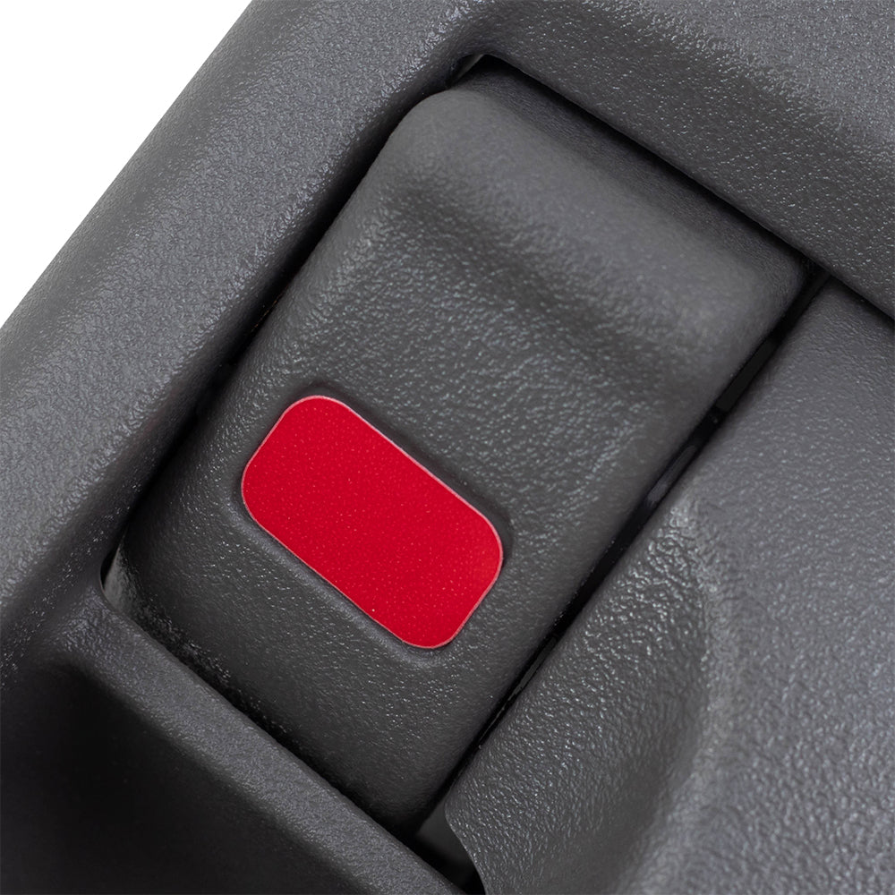 Brock Replacement Driver and Passenger Inside Inner Gray Door Handles with Bezels Compatible with 1997-2001 Camry 69206AA010B0 69277AA010B0