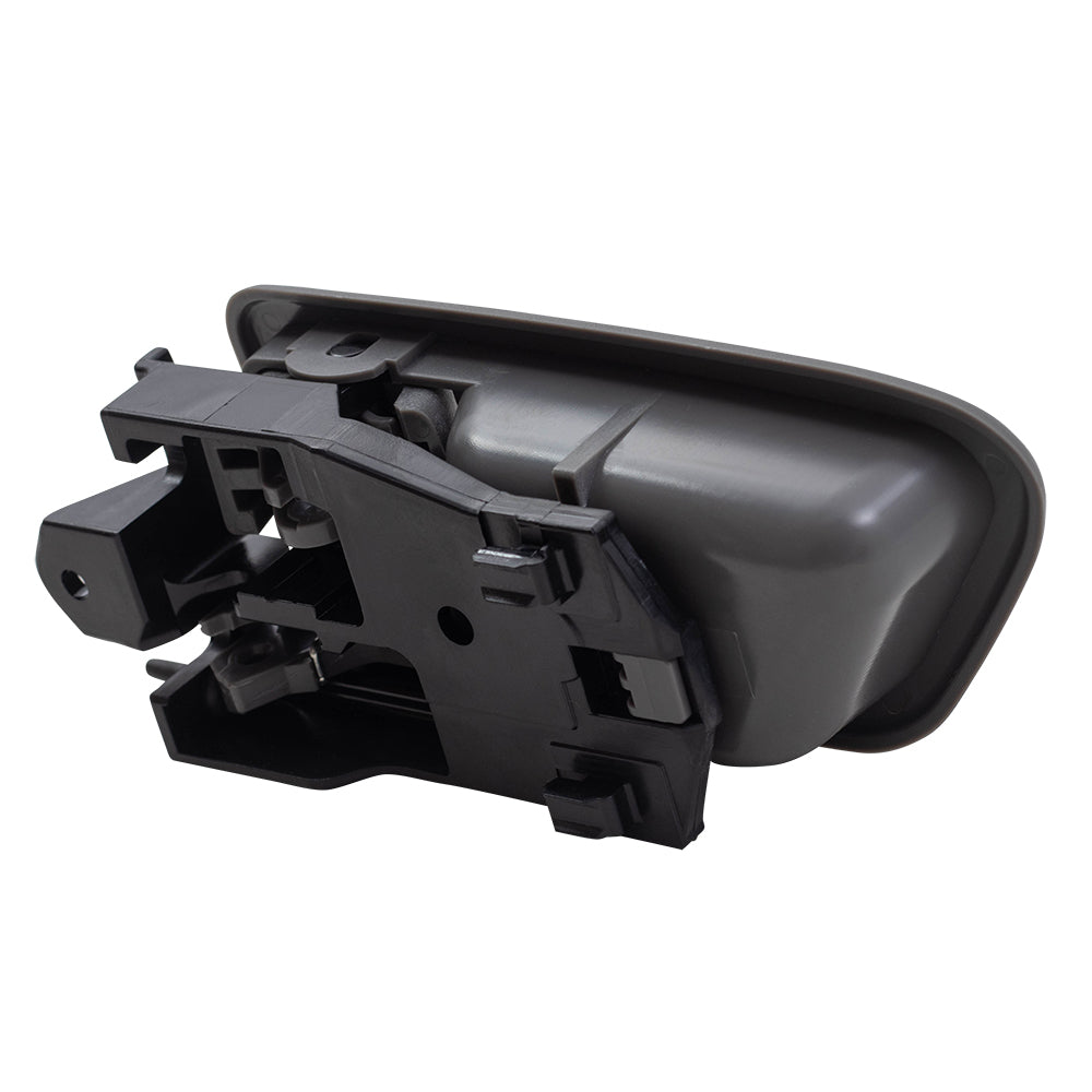 Brock Replacement Driver and Passenger Inside Inner Gray Door Handles with Bezels Compatible with 1997-2001 Camry 69206AA010B0 69277AA010B0