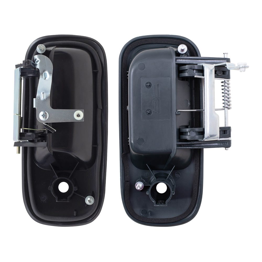 Front Driver Left Passenger Right Outside Door Handle & Passenger Right Outside Sliding Door Handle 3 Piece Set Compatible with 1996-2022 Chevy Express