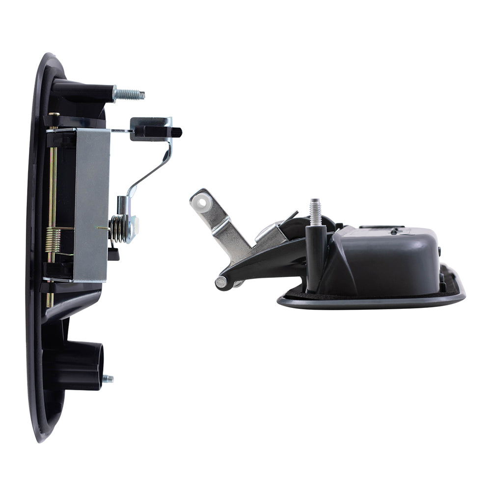 Front Driver Left Passenger Right Outside Door Handle & Passenger Right Outside Sliding Door Handle 3 Piece Set Compatible with 1996-2022 Chevy Express