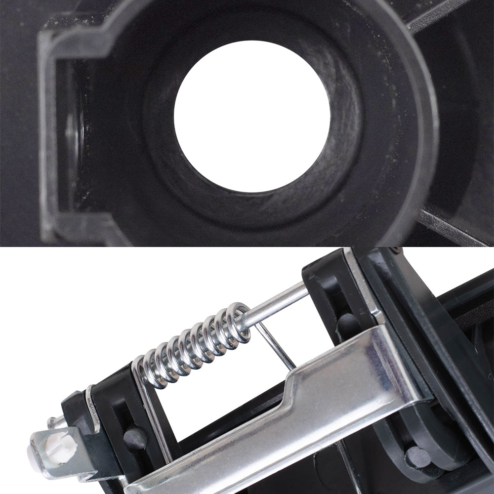 Front Driver Left Passenger Right Outside Door Handle & Passenger Right Outside Sliding Door Handle 3 Piece Set Compatible with 1996-2022 Chevy Express