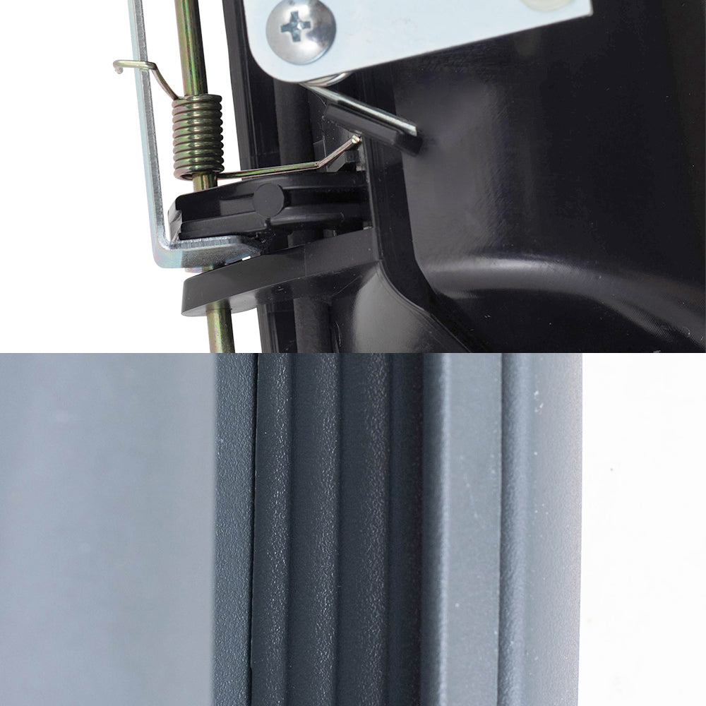 Front Driver Left Passenger Right Outside Door Handle & Passenger Right Outside Sliding Door Handle 3 Piece Set Compatible with 1996-2022 Chevy Express