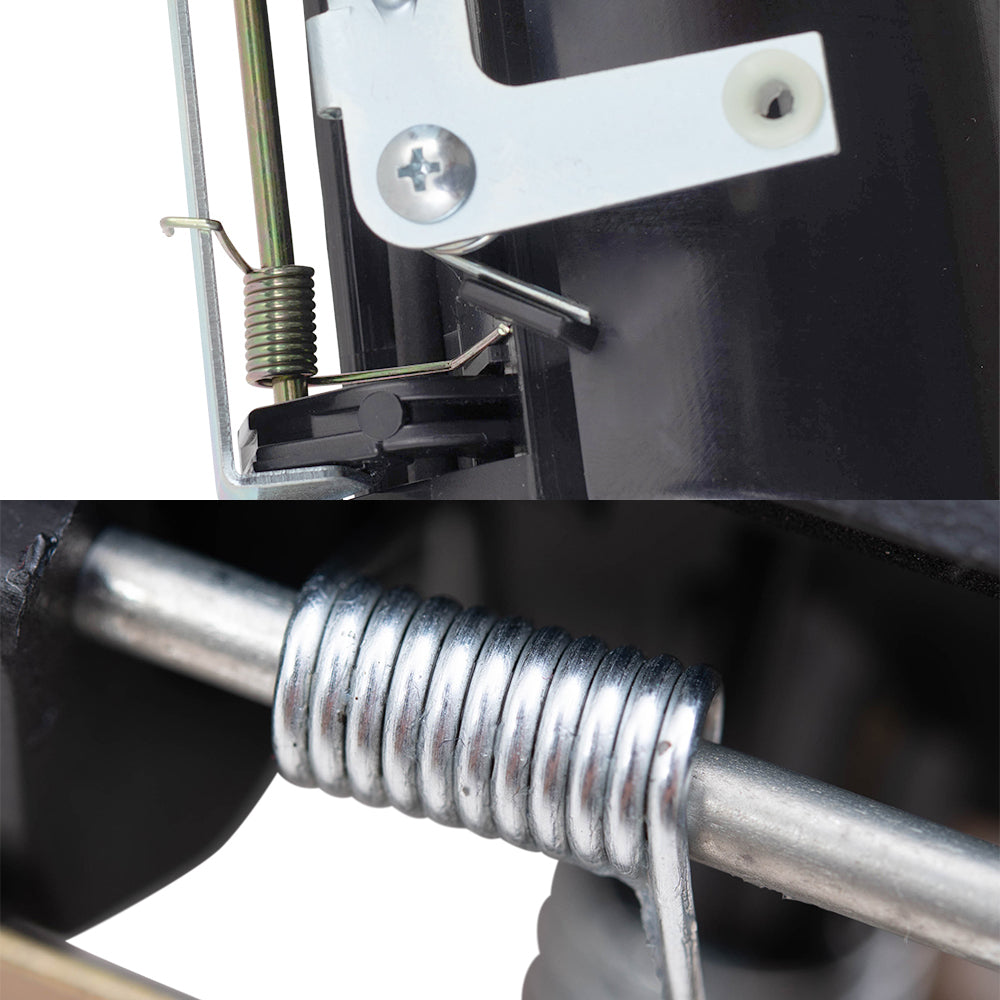 Brock Aftermarket Replacement Front Driver Left Passenger Right Outside Door Handle & Passenger Right Outside Hinged Door Handle 3 Piece Set Compatible with 1996-2022 Chevy Express