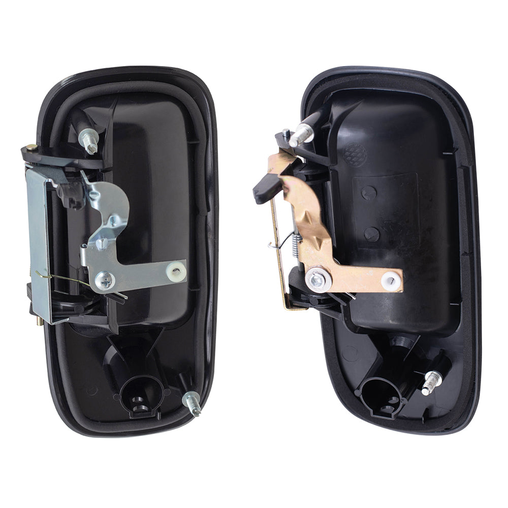 Brock Aftermarket Replacement Front Driver Left Passenger Right Outside Door Handle & Passenger Right Outside Hinged Door Handle 3 Piece Set Compatible with 1996-2022 Chevy Express