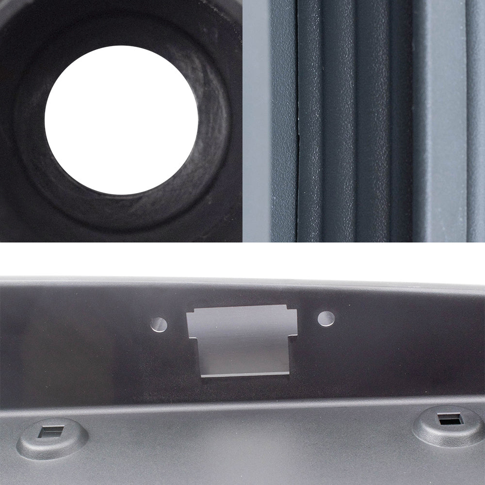 Brock Aftermarket Replacement Front-Side Hinged-Back Outside Door Handle 4 Piece Set Compatible With 2010-2022 Chevy Express