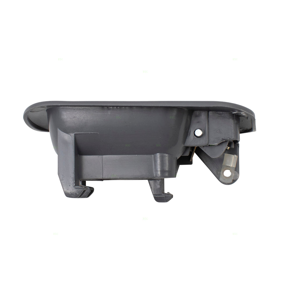Brock Replacement Driver and Passenger Side Inside Grey Door Handles Compatible with 1992-1995 Civic Sedan