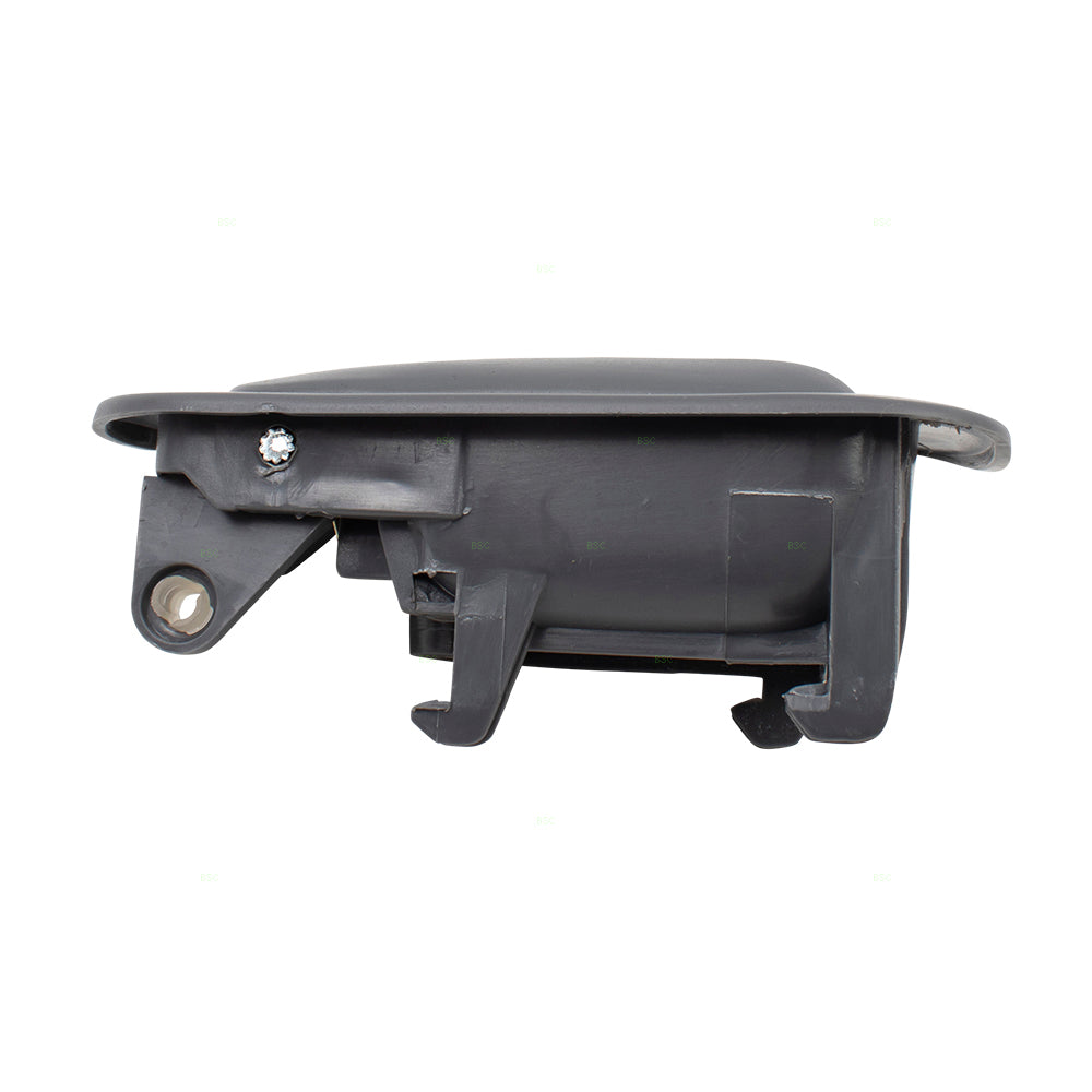 Brock Replacement Driver and Passenger Side Inside Grey Door Handles Compatible with 1992-1995 Civic Sedan