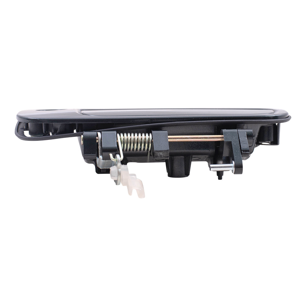 Brock Replacement Drivers Front Outside Outer Dark Green Door Handle Compatible with 92-96 Camry 6922033011C1