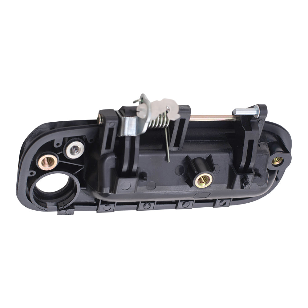 Brock Replacement Drivers Front Outside Outer Dark Green Door Handle Compatible with 92-96 Camry 6922033011C1