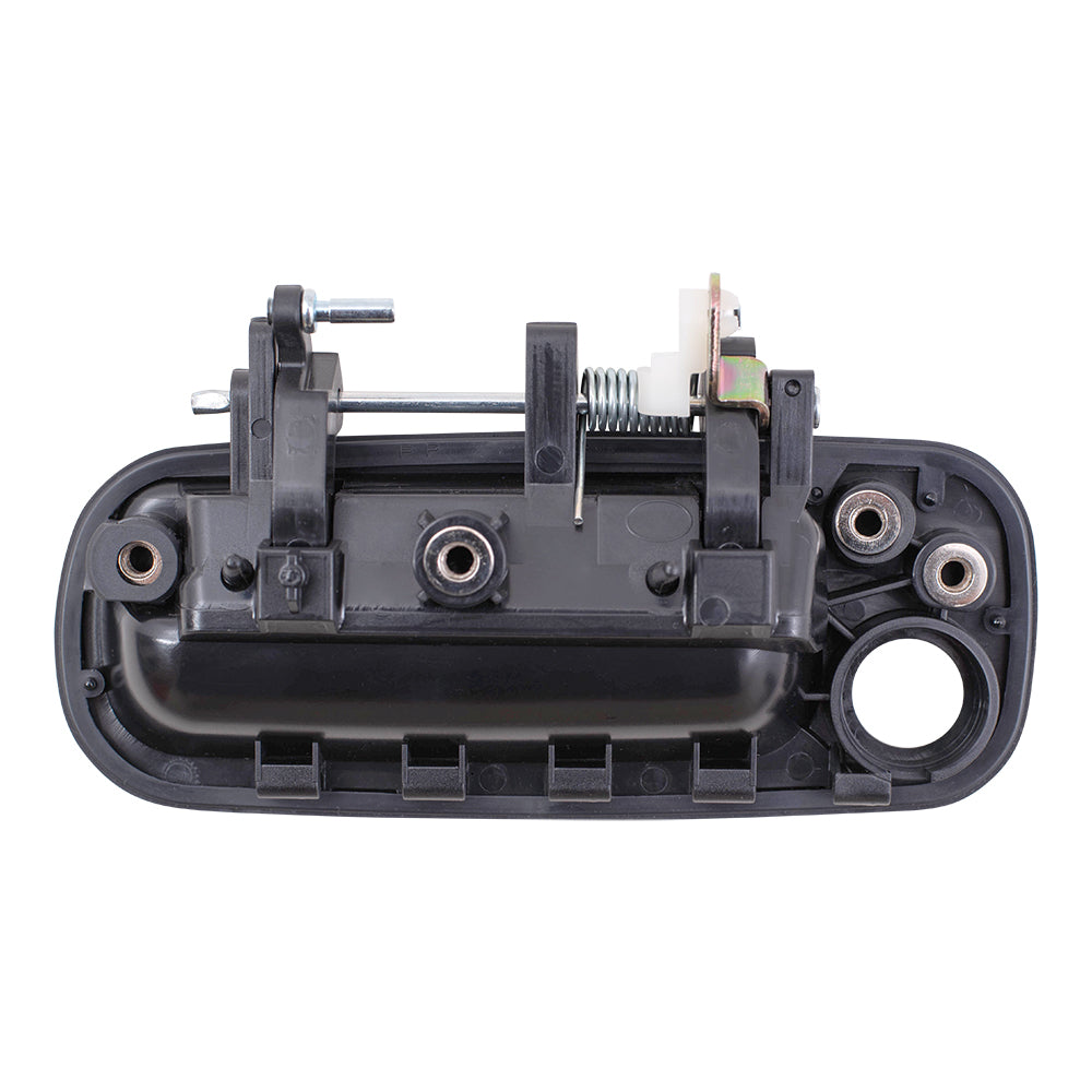 Brock Replacement Passengers Front Outside Outer Black Door Handle Compatible with Camry 6921032091C1