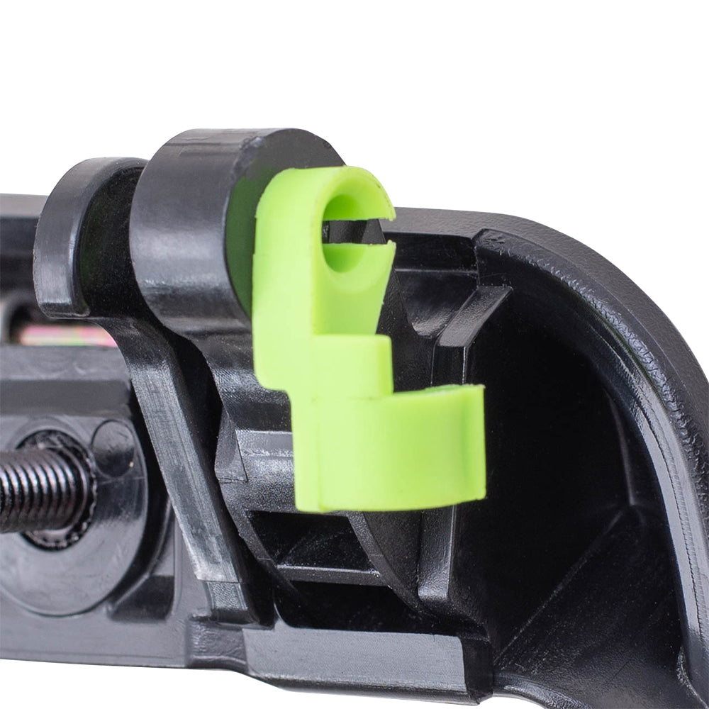 Brock Replacement Driver and Passenger Front Outside Outer Textured Door Handles Compatible with 6922016120 6921016120