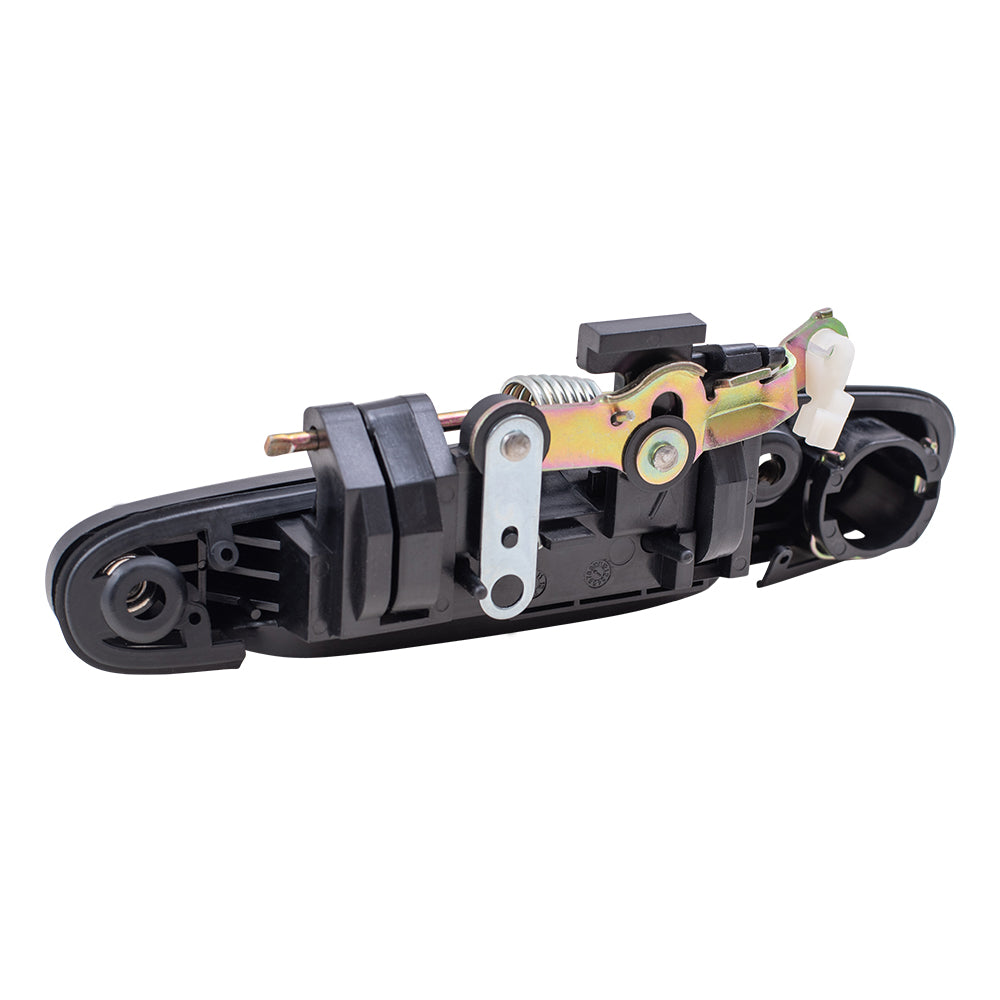 Brock Replacement Set Driver and Passenger Front Outside Outer Textured Door Handles Compatible with 1992-1995 Paseo 1991-1994 Tercel 6922016070 6921016070