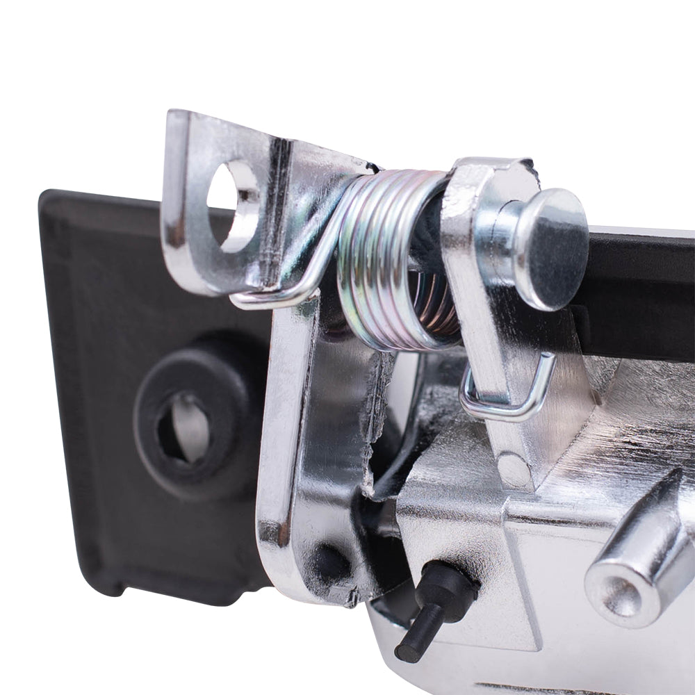 Brock Replacement Driver and Passenger Outside Front Chrome Door Handles Compatible with Pickup Truck 4Runner 69220-89109 69210-89109