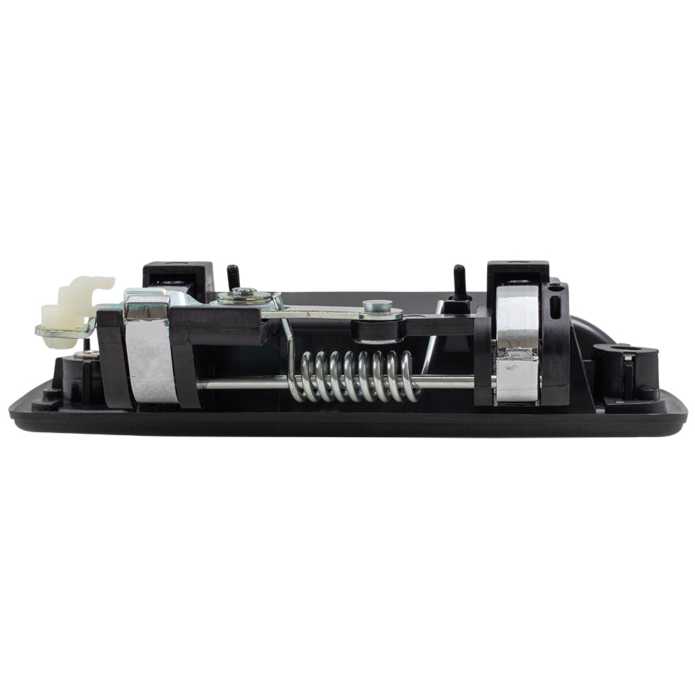 Brock Replacement Passengers Front Outside Black with Chrome Lever Door Handle Compatible with 1995-2004 Tacoma Pickup Truck 6921035030