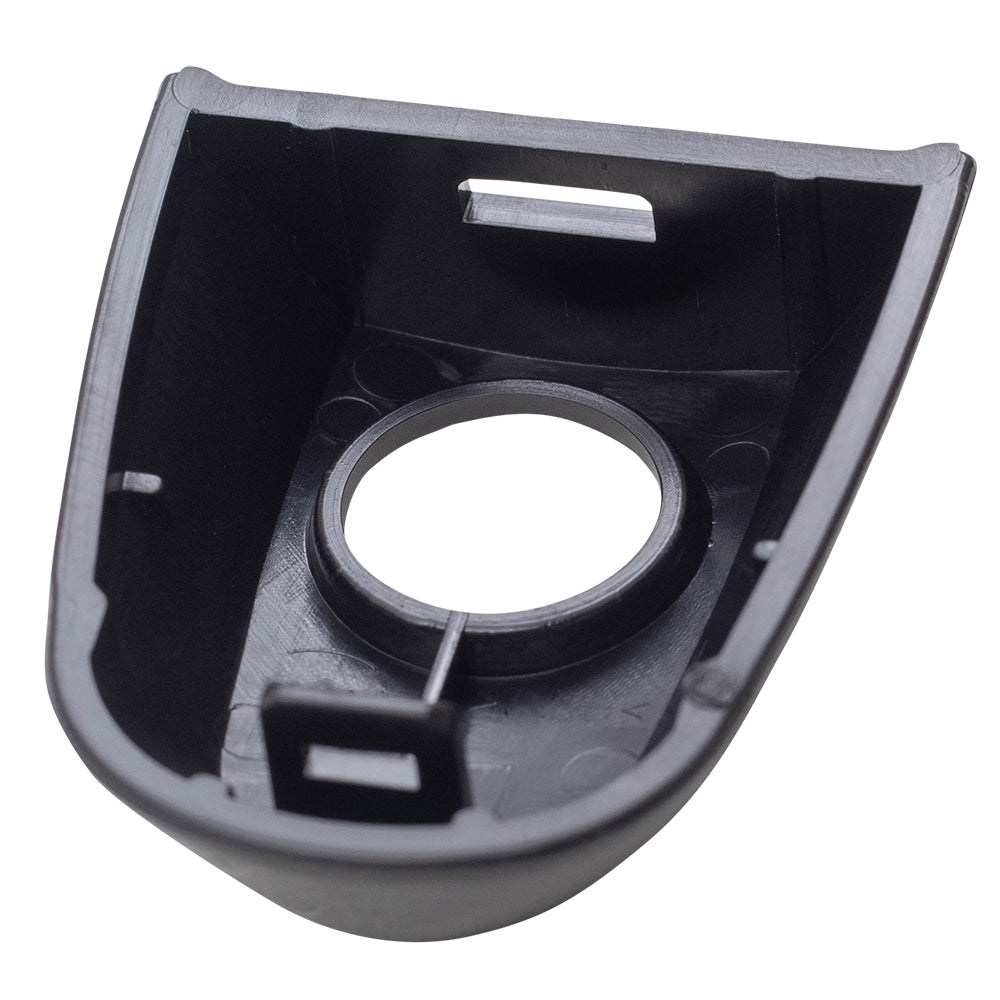Brock Replacement Pair Set Front Outside Door Handles w/ Keyhole Cover Compatible with 2004-2009 Prius 69227-AA010-C0