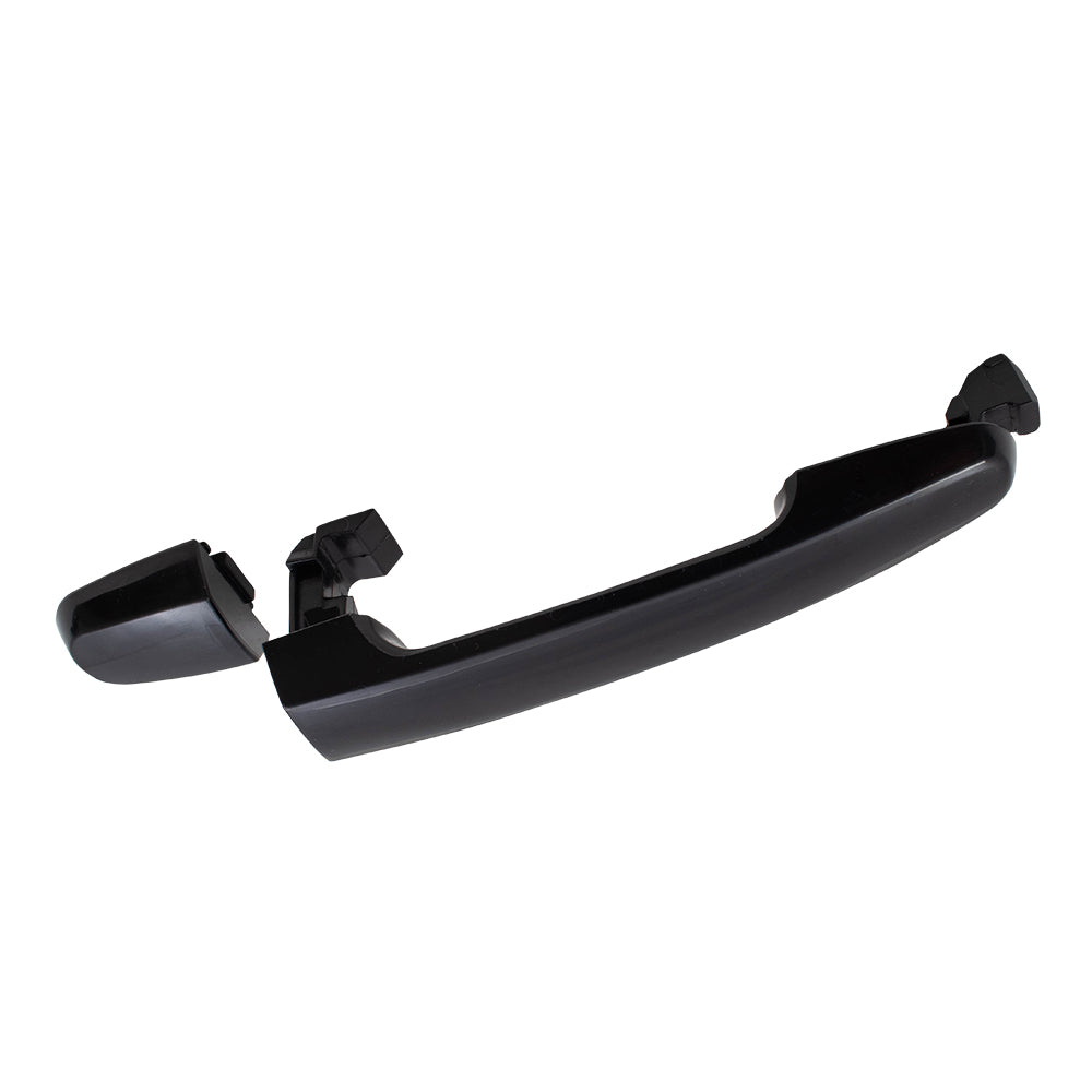 Brock Replacement Rear Outside Exterior Door Handle w/ Cover Compatible with 2003-2013 Corolla 88974785 69210-33070