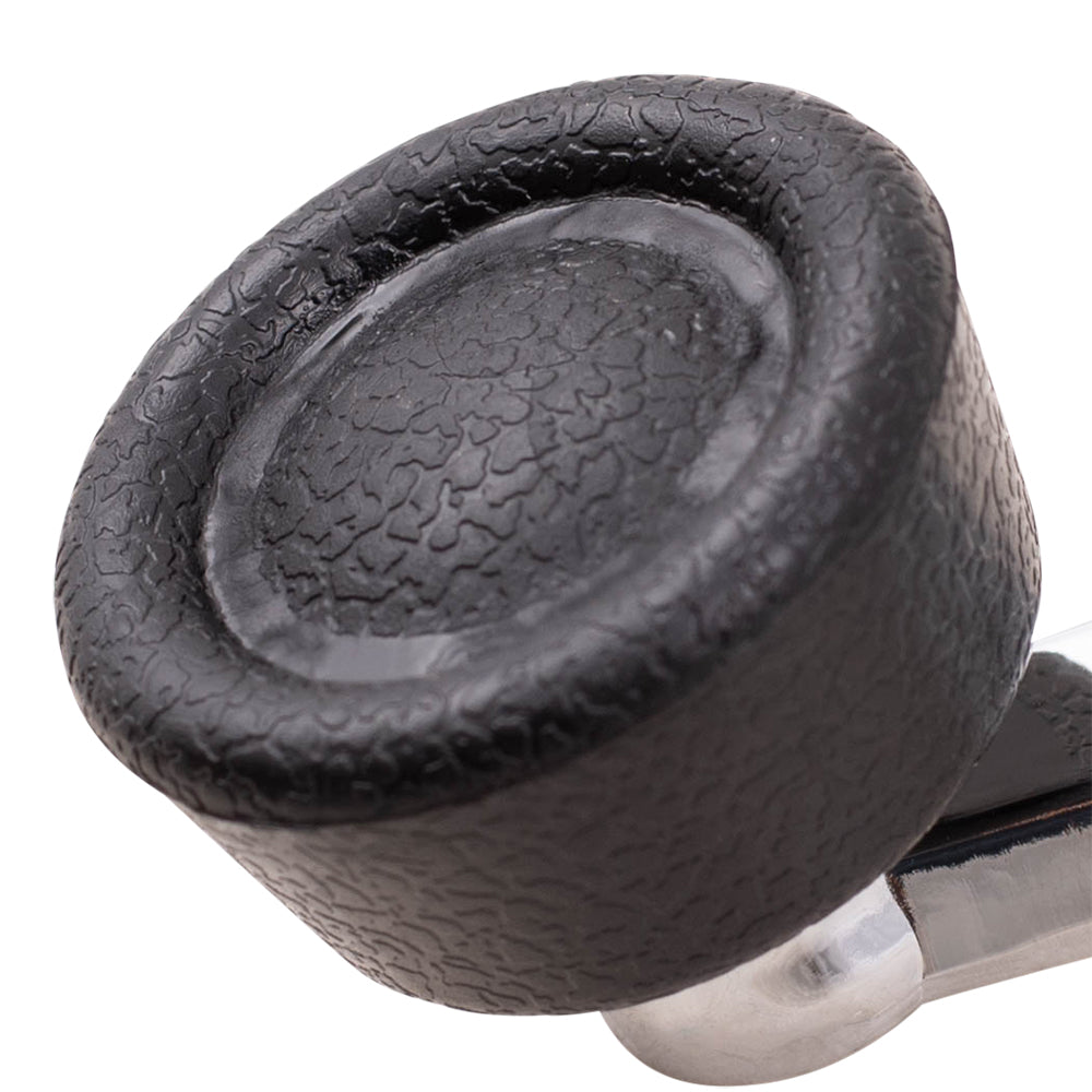 Brock Replacement Manual Window Crank Handle Chrome with Black Knob Compatible with Cherokee Grand Cherokee Comanche Wrangler Grand Wagoneer Gladiator 35025098 5AB84LX9