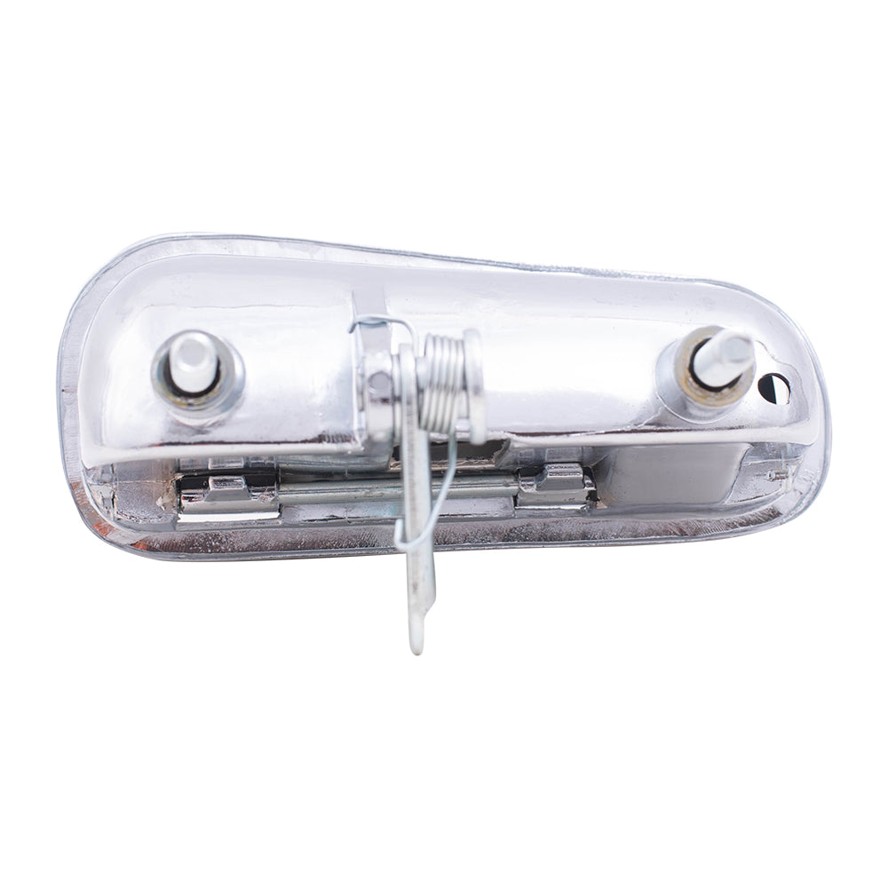Brock Replacement Driver and Passenger Outside Outer Chrome Door Handles Compatible with 14011819 14011820