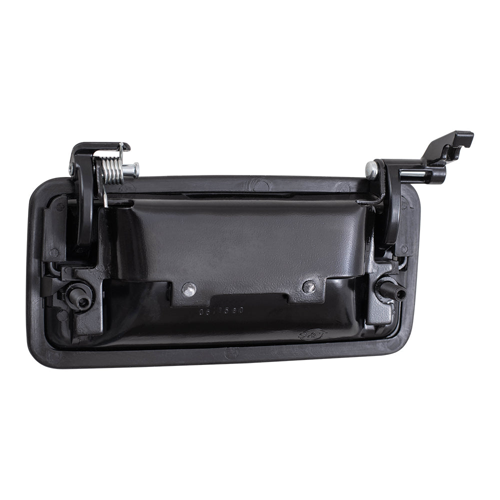 Brock Replacement Driver and Passenger Rear Outside Outer Door Handle Ready to Paint Compatible with 16626761 16626760