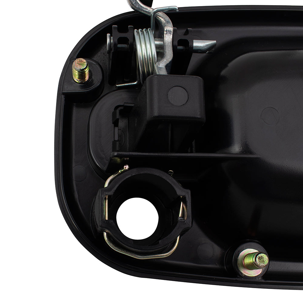 Brock Replacement Pair Set Front Outside Exterior Door Handles w/ Keyholes Compatible with 99-07 GM SUV Pickup Truck 19356468 19356471