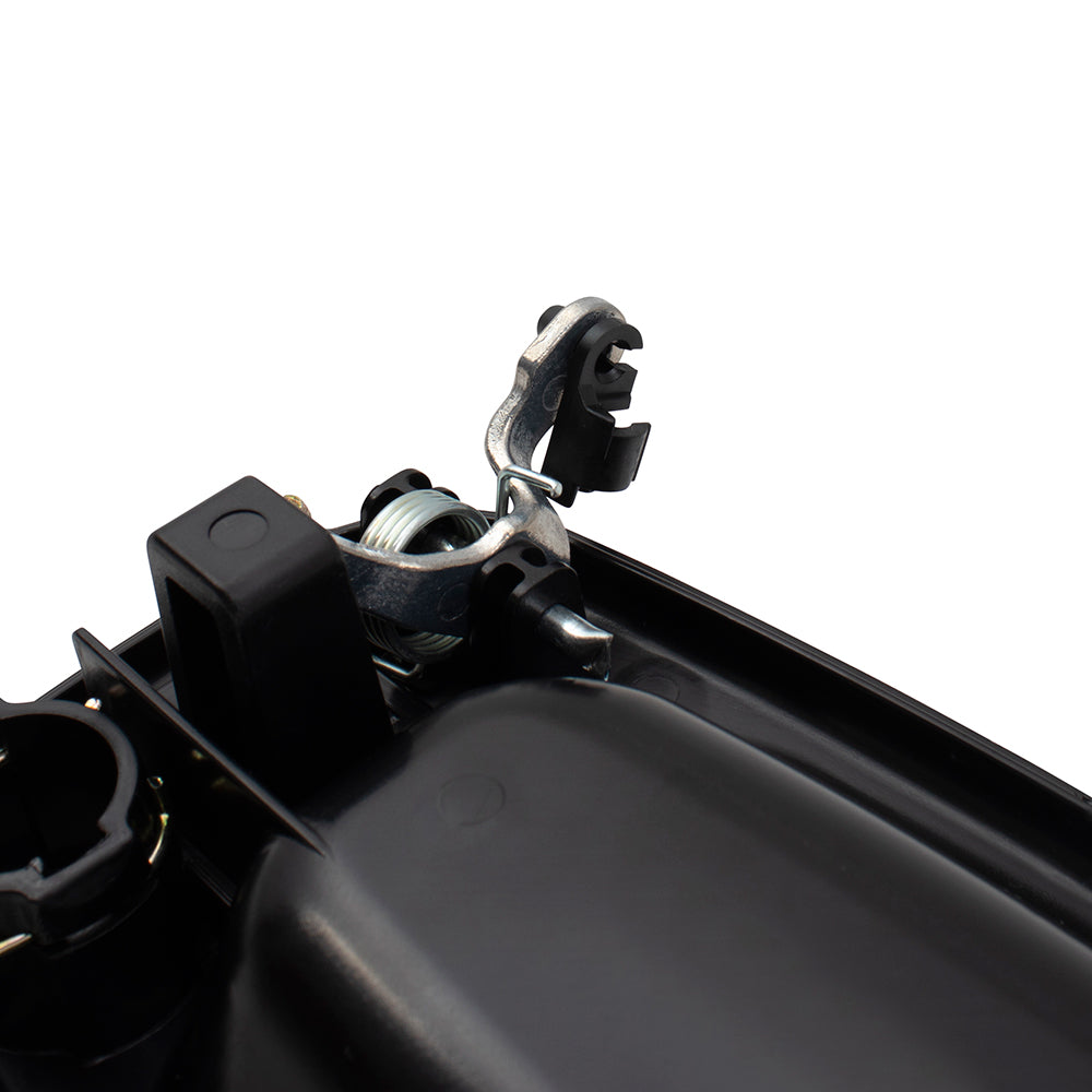 Brock Replacement Pair Set Front Outside Exterior Door Handles w/ Keyholes Compatible with 99-07 GM SUV Pickup Truck 19356468 19356471