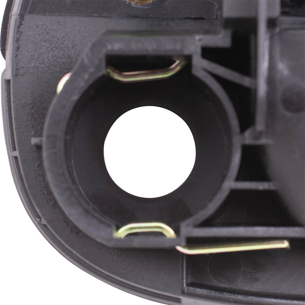 Brock Replacement Driver and Passenger Front Outside Outer Textured Door Handles Compatible with Pickup Truck 55275023 55275022