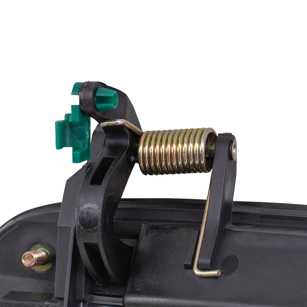 Brock Replacement Driver and Passenger Front Outside Outer Textured Door Handles Compatible with Pickup Truck 55275023 55275022