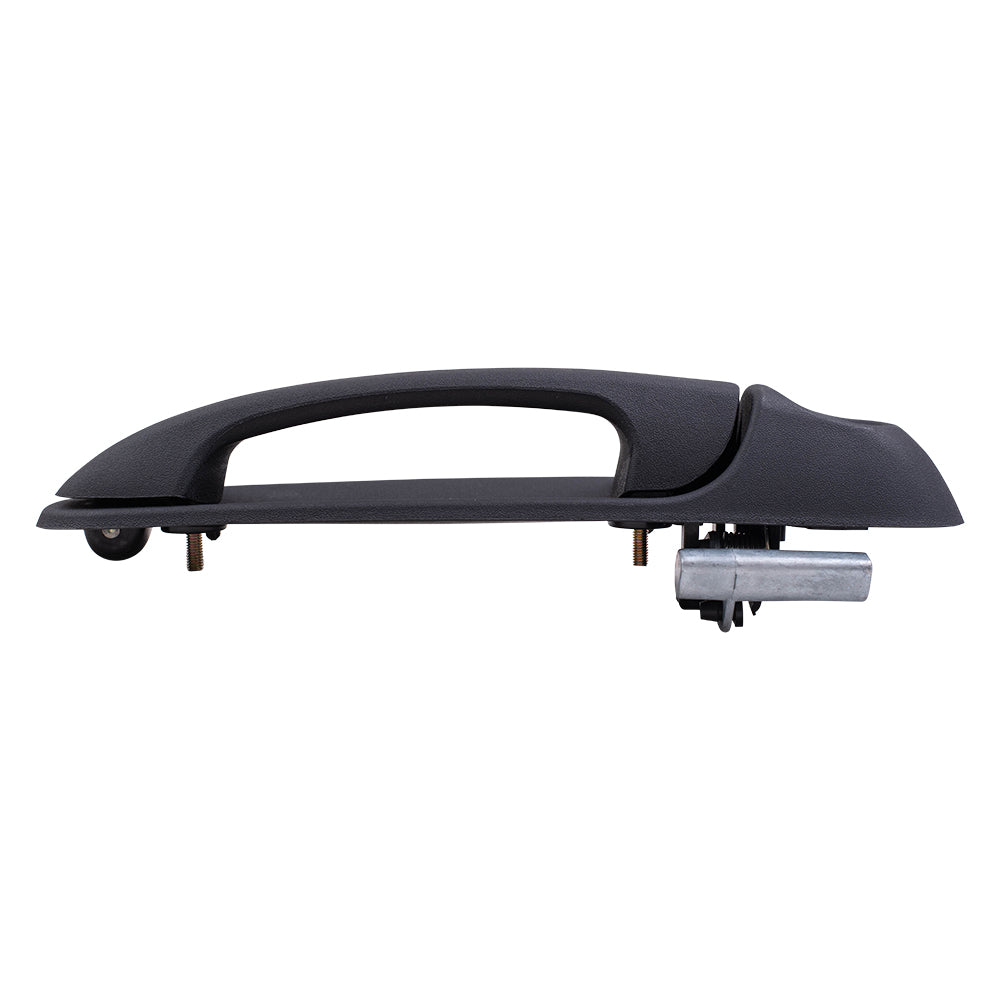 Brock Replacement for Driver and Passenger Front Outside Outer Door Handles w/ Keyholes Compatible with 02-08 Pickup Truck 55275949AC 55275948AC