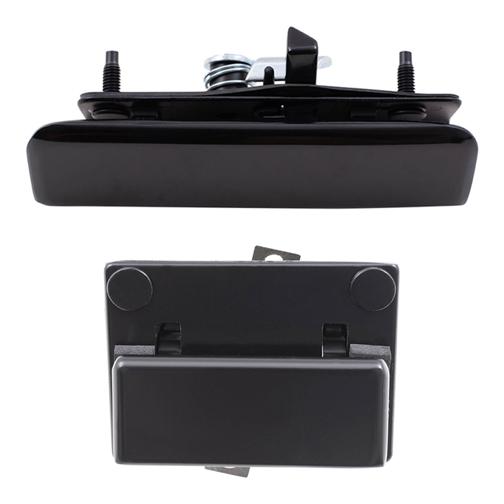 Brock Replacement Rear Driver Side Outside Door Handle and Inside Door Latch Release Handle Compatible with 1992-1997 Astro Without Liftgate ONLY