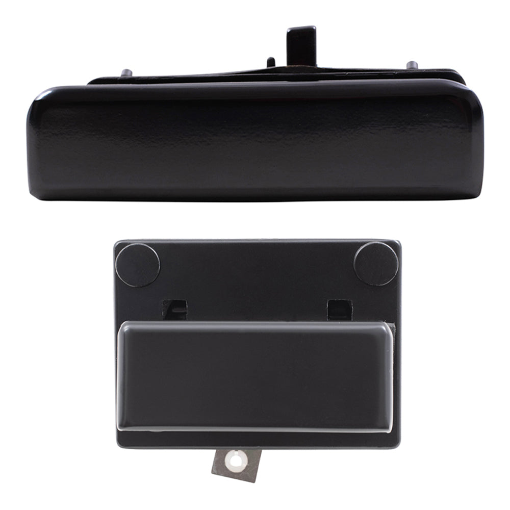 Brock Replacement Rear Driver Side Outside Door Handle and Inside Door Latch Release Handle Compatible with 1992-1997 Astro Without Liftgate ONLY