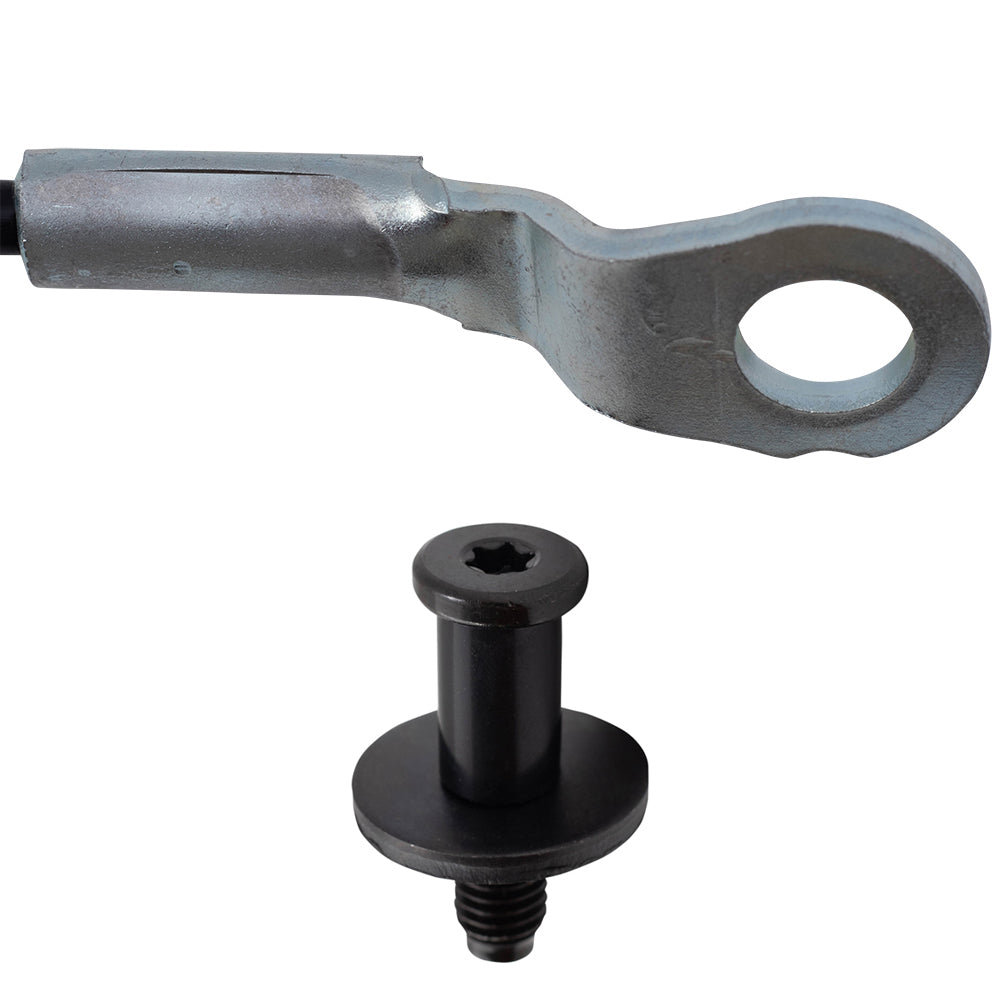 Brock Replacement Tailgate Cables with Striker Bolts Kit Compatible with 99-06 Silverado Sierra