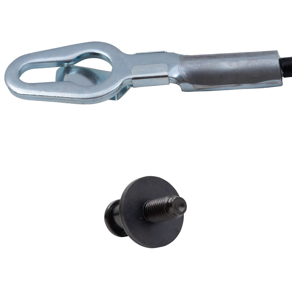 Brock Replacement Tailgate Cables with Striker Bolts Kit Compatible with 99-06 Silverado Sierra