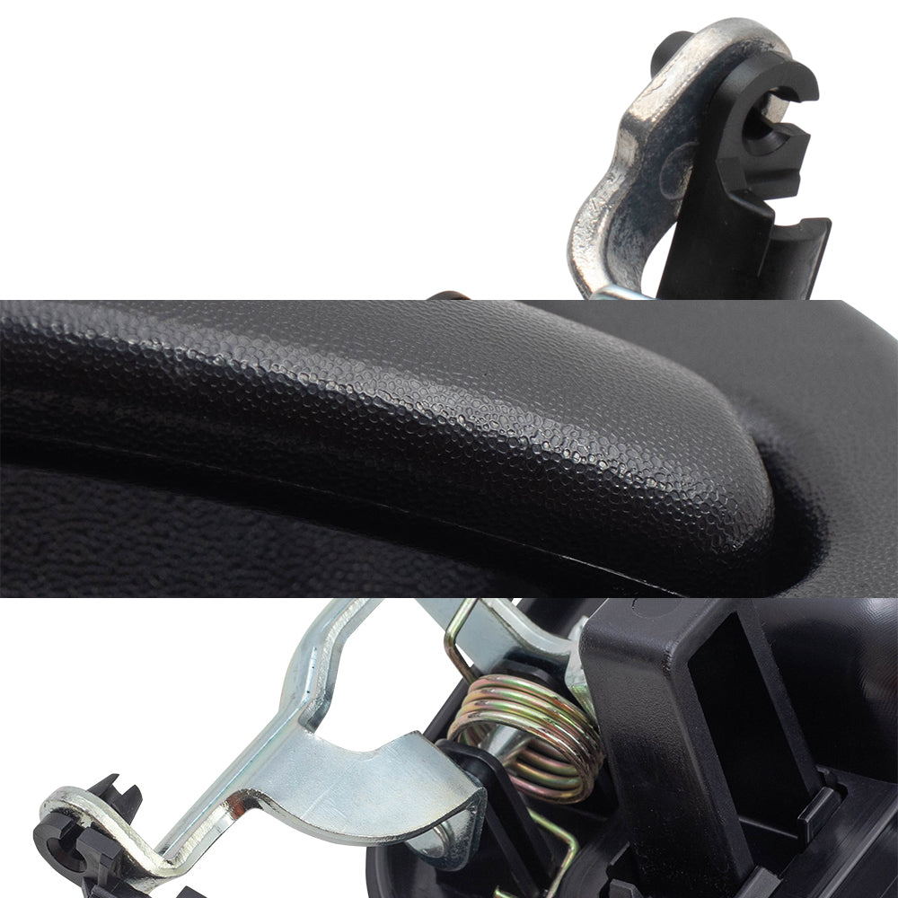 Brock Replacement Front and Rear Outside Door Handles 4 Piece Set Compatible with 2000-2007 Various Model Trucks & SUVs