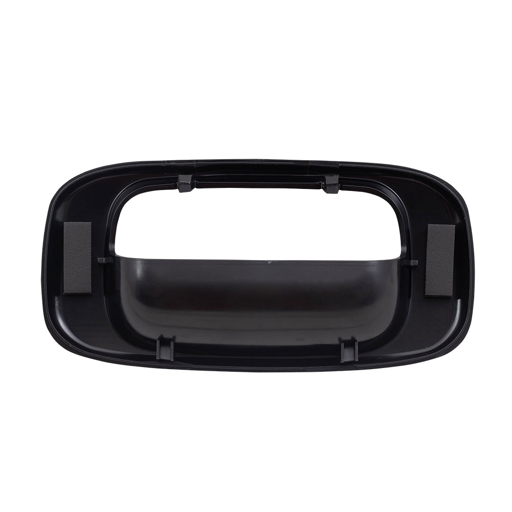 Brock Replacement Set of 3 Tailgate Liftgate Textured Handle Trim Bezels Compatible with Pickup Truck 15228539