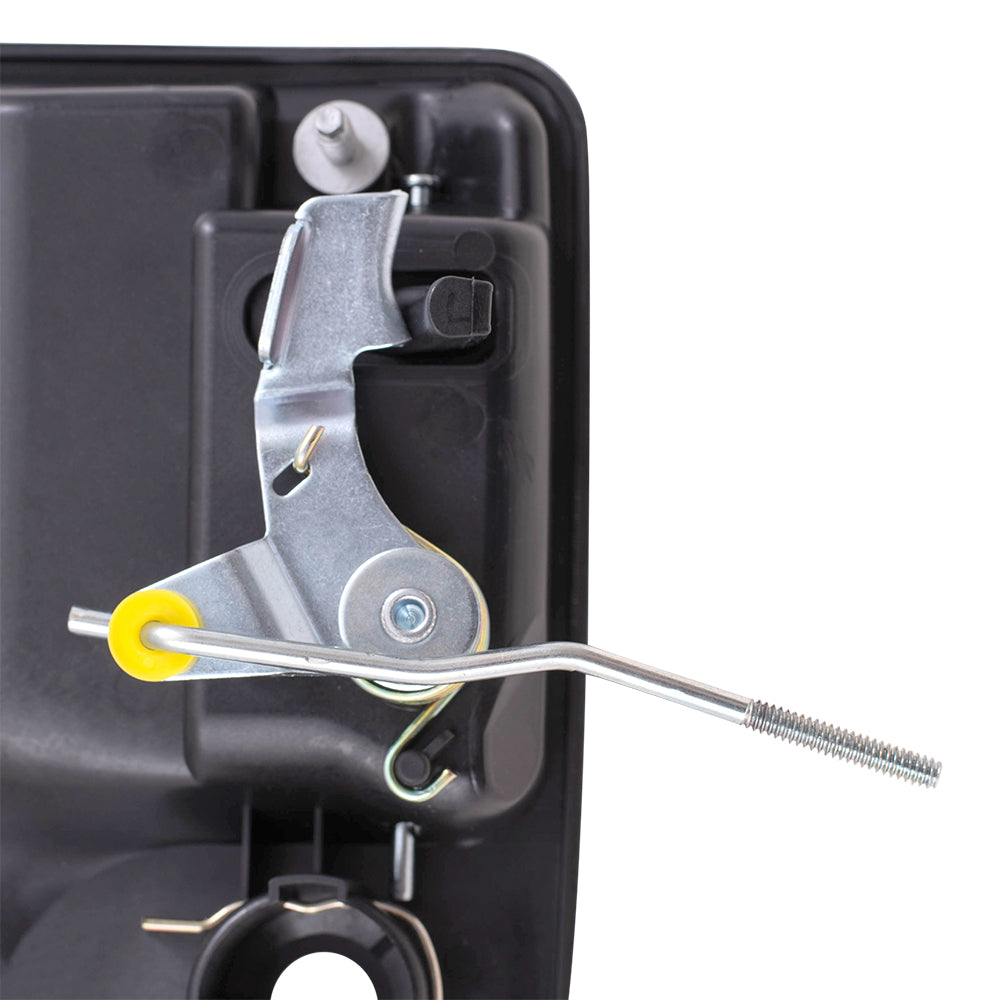 Brock Replacement Driver and Passenger Front Outside Outer Door Handles with Keyholes Compatible with SUV Pickup Truck 7C3Z-252240-5AA 7C3Z-252240-4AA