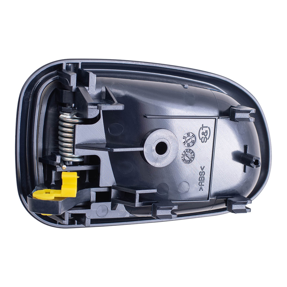 Brock Replacement Driver and Passenger Inside Inner Blue Door Handles Compatible with 93-97 Corolla Prizm 692061213004 692051213004