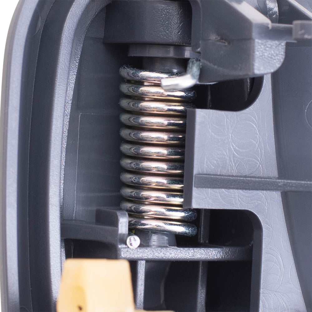 Brock Replacement Driver and Passenger Inside Inner Gray Door Handles Compatible with 93-97 Corolla Prizm 6920612130 6920512130