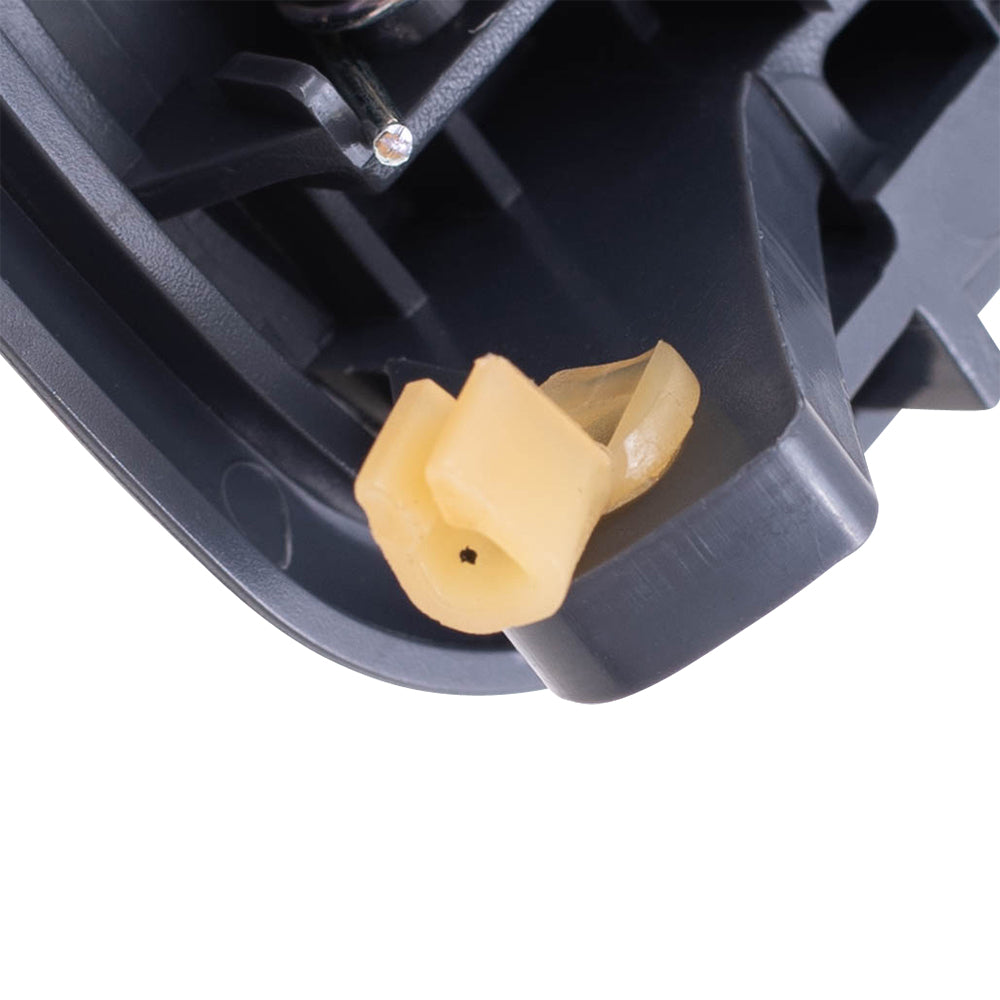 Brock Replacement Driver and Passenger Inside Inner Gray Door Handles Compatible with 93-97 Corolla Prizm 6920612130 6920512130